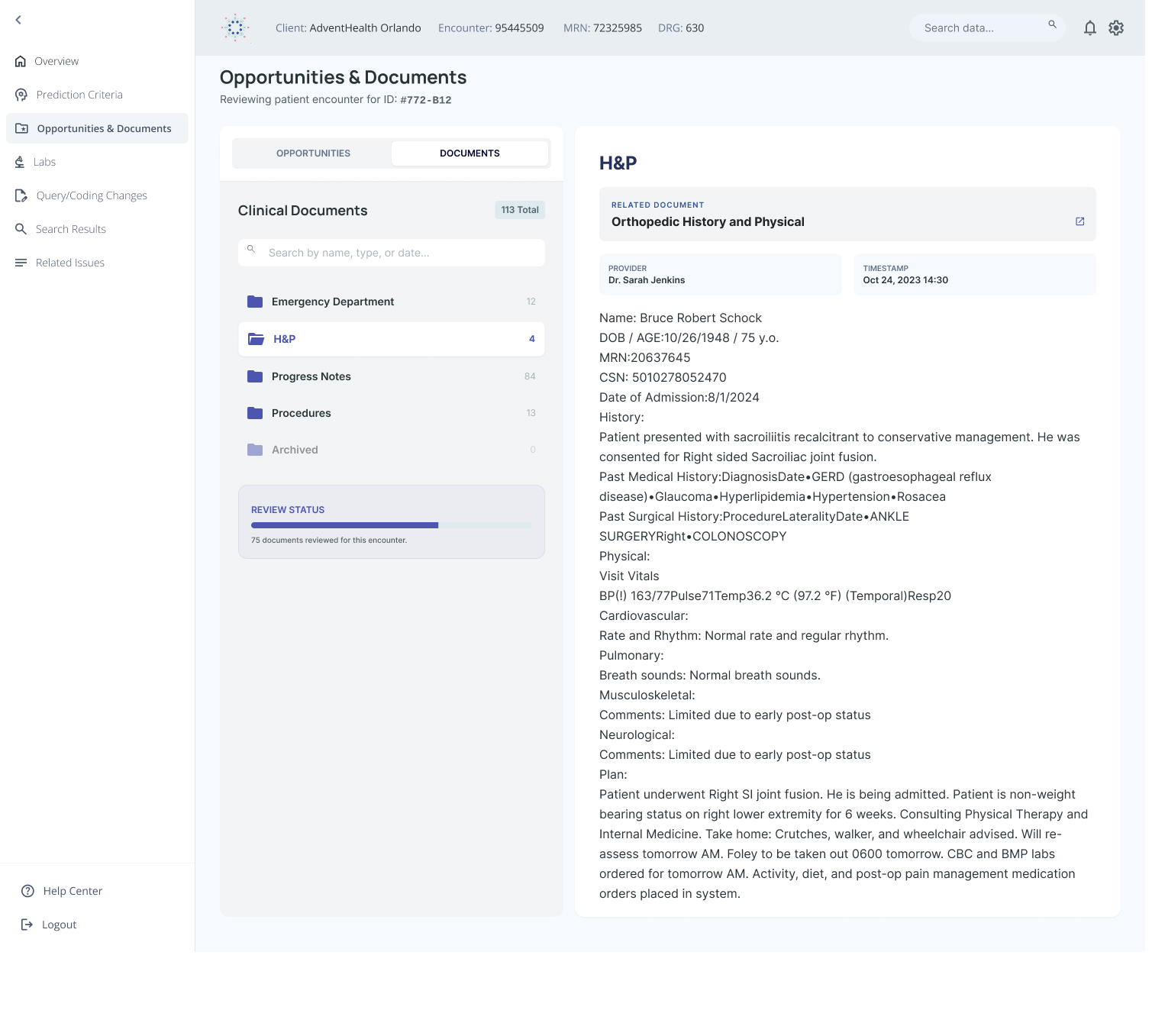 Document view