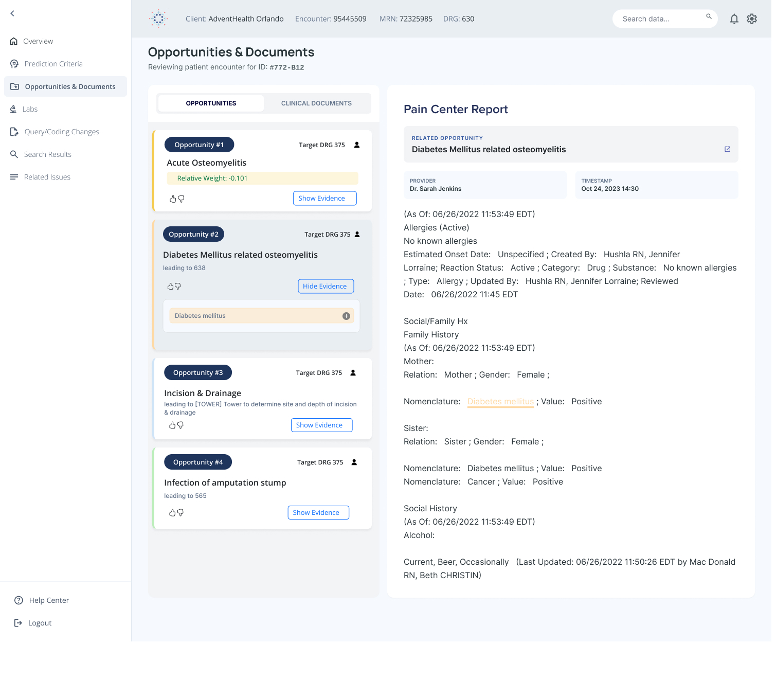 Opportunities and Documents