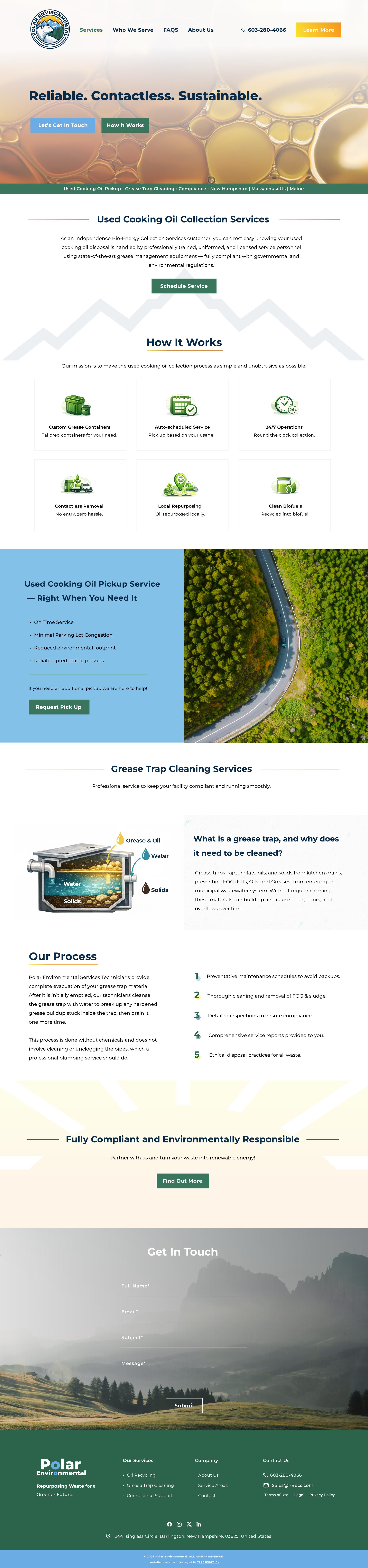 Polar services page